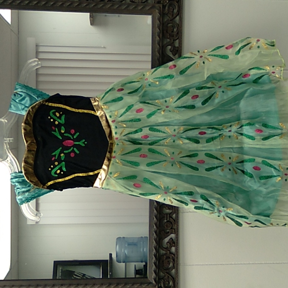 NWT 6 PIECE SET FROZEN ANNA COSTUME OR DRESS-UP